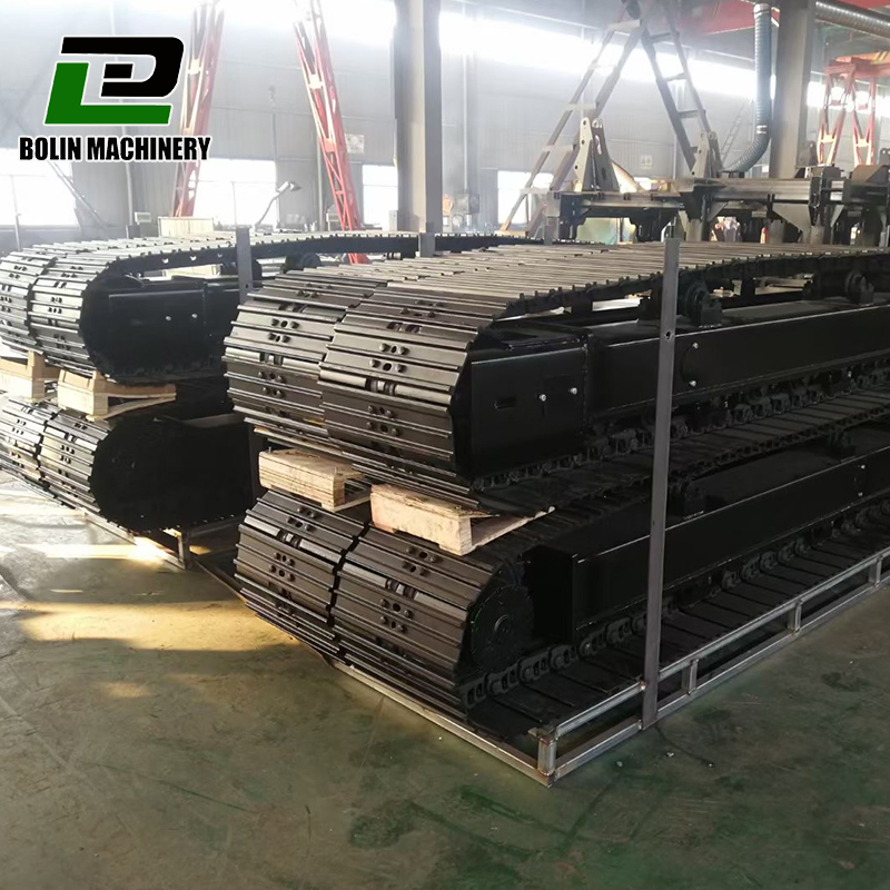 20/30/35/40/45/50/60 Ton Crawler Track Assembly Group with Hydraulic Electric Travel Motor for Drilling Rig Mechanical Engineering and Mining Equipment Crusher