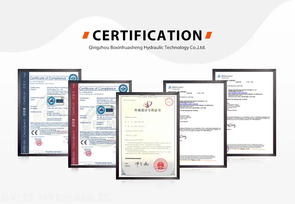 Certifications