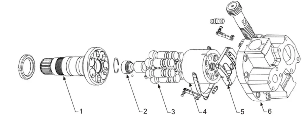 Hydraulic Pump Parts Detail
