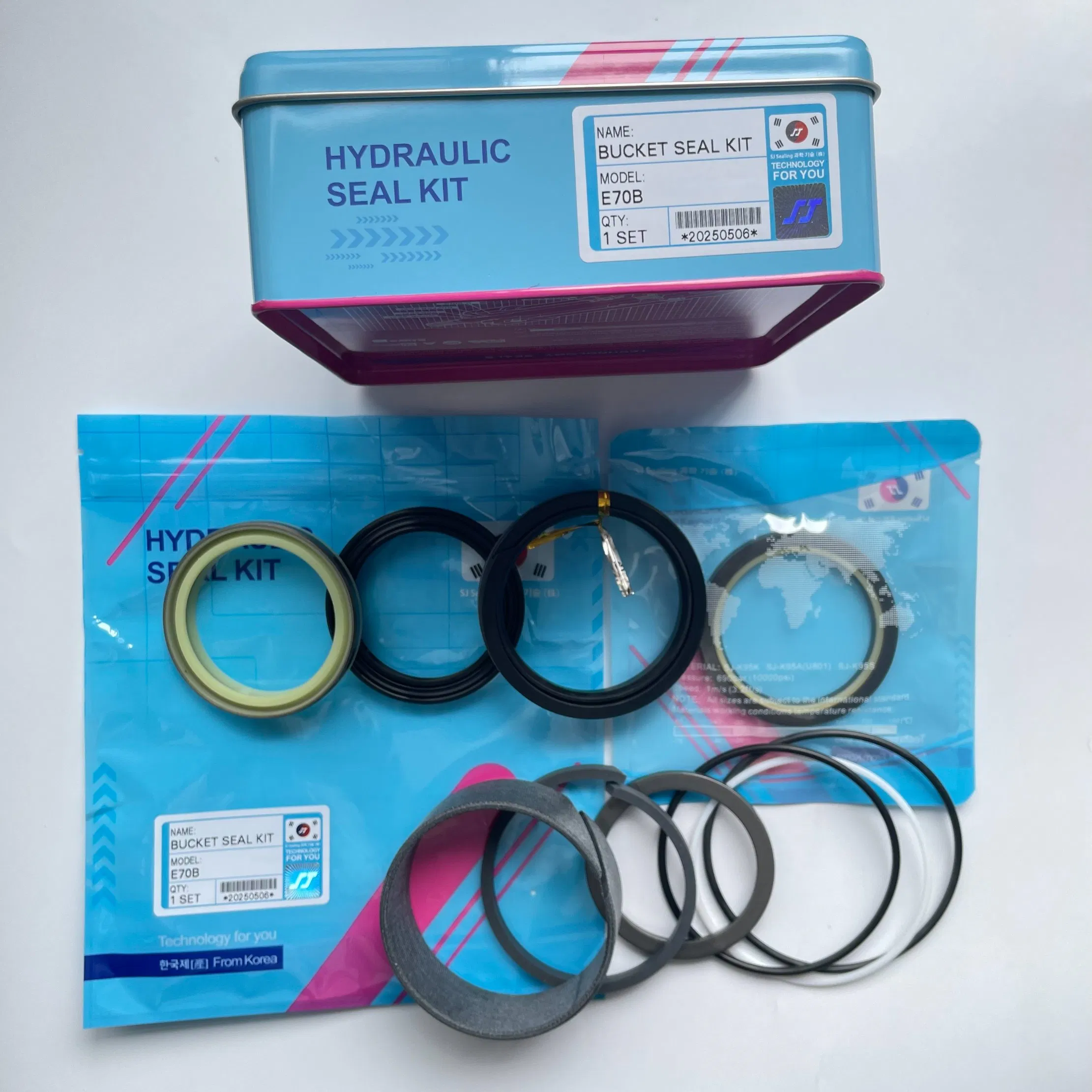 Sj Bucket Seal Kit Hydraulic Cylinder Service Seal Kit for Cat