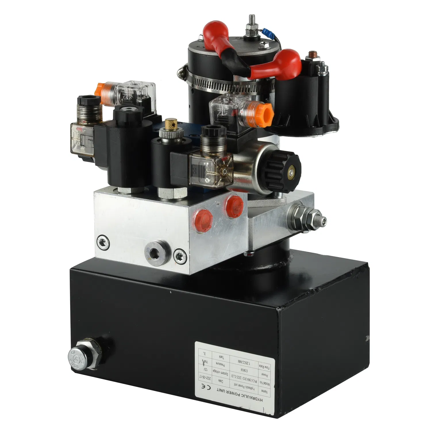 Horizontal Mounting DC 12V Hydraulic Power Unit with Manual Override