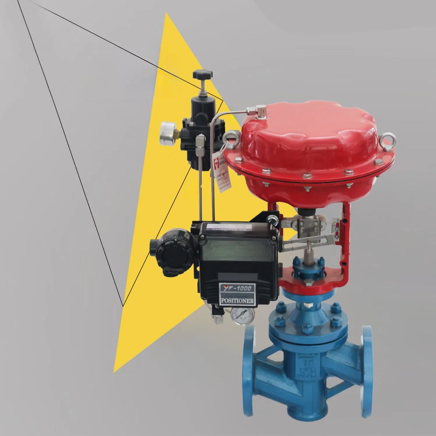 Pneumatic Fluorine-Lined Ball Valve, Acid-Resistant and Corrosion-Resistant Chemical Pneumatic Shut-off Control Valve