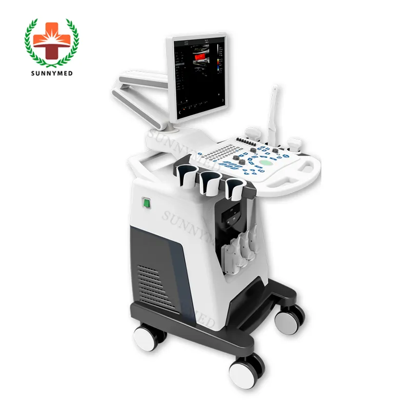 Sy-A028c Carro de Ginecología y Obstetricia 2D Máquina de Ultrasonido Doppler Color