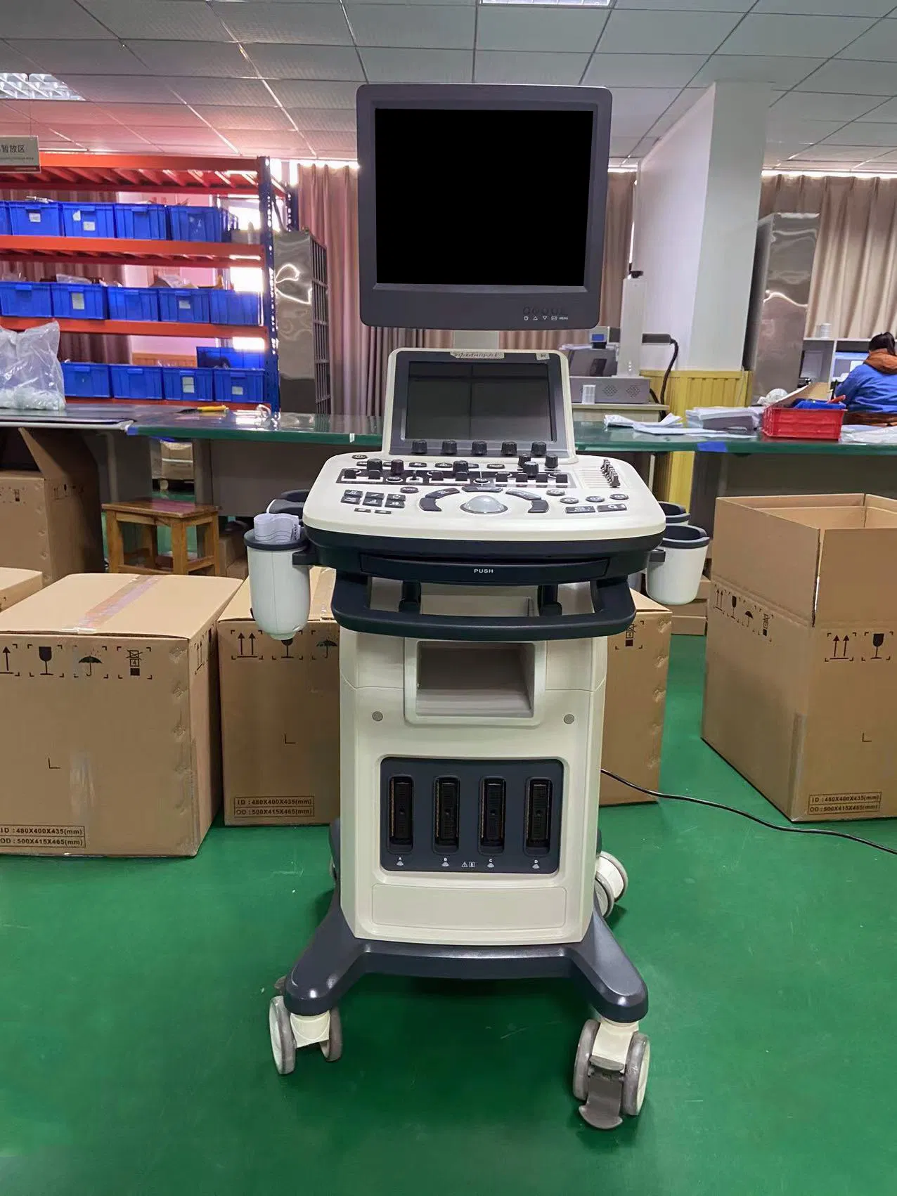 El Sistema de Diagnóstico Médico de Hospital de Precio Más Bajo Escáner Ultrasónico Portátil 3D 4D 5D Máquina de Ultrasonido Doppler Color Trolley