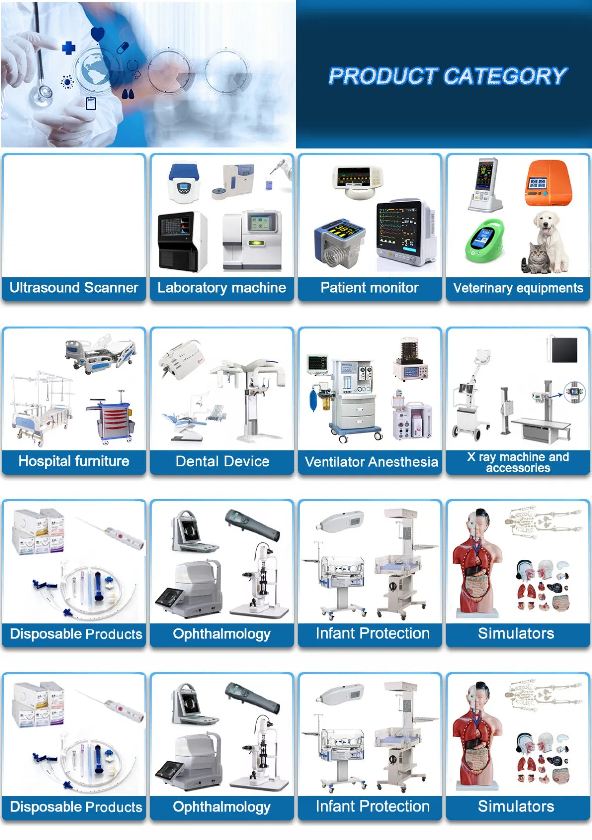 Máquina de ultrasonido veterinario/escáner de ultrasonido portátil para veterinaria