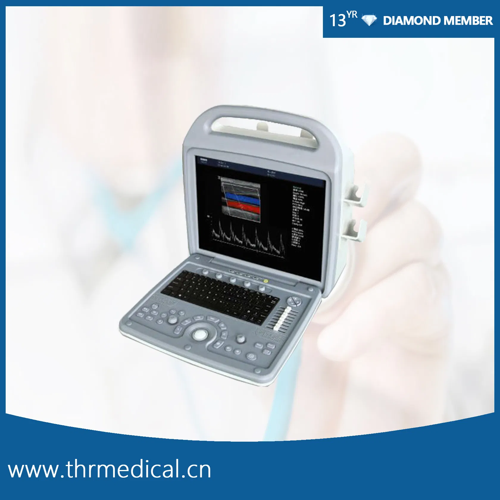 Sistema de Ultrasonido Doppler Color Portátil (THR-CD580)