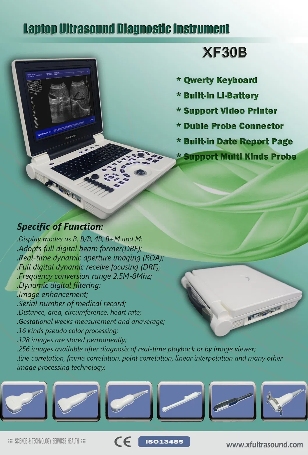 XF30B Especificaciones