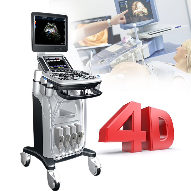 El Sistema de Diagnóstico Médico de Hospital de Precio Más Bajo Escáner Ultrasónico Portátil 3D 4D 5D Máquina de Ultrasonido Doppler Color Trolley