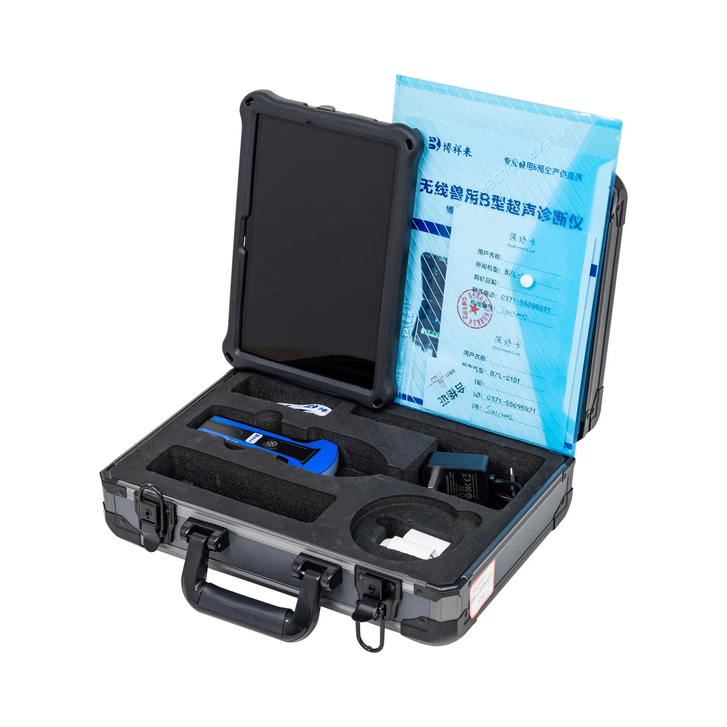 Bxl-S104 Máquina de ultrasonido veterinario con sonda convexa rectal, equipo de escaneo para la detección de embarazo en equinos y ganado