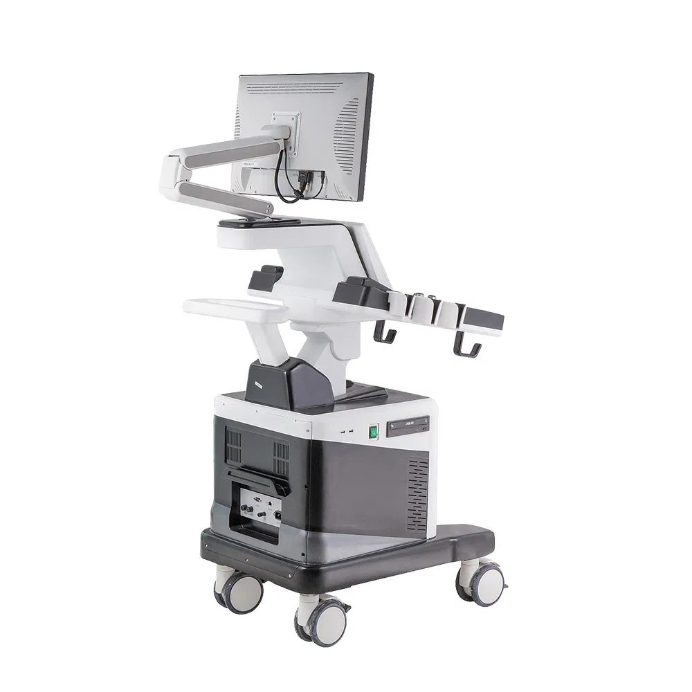 Ltub58 Precio de fábrica versión alta sistema de ultrasonido médico móvil de alta gama con carro