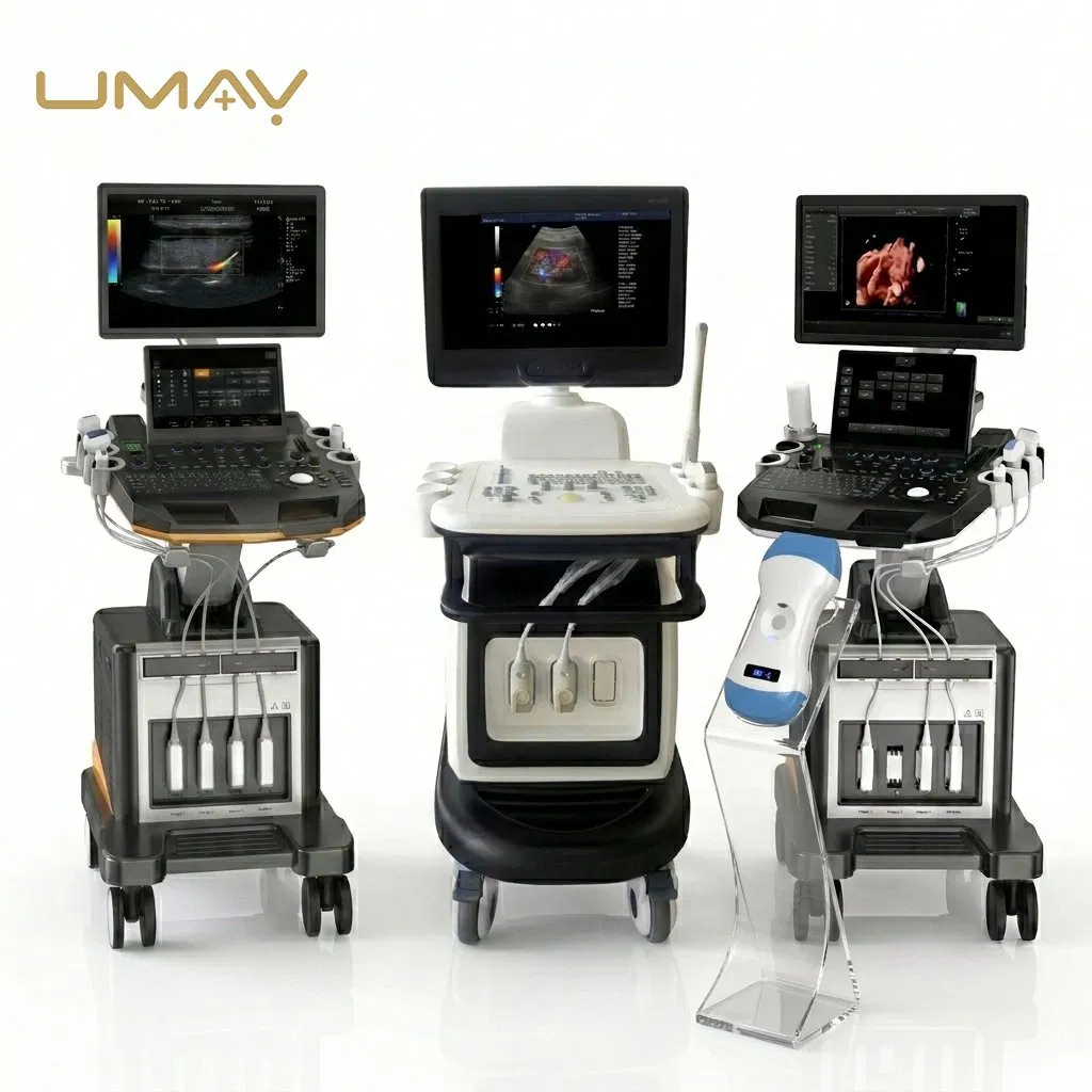 Máquina de ultrasonido portátil a color Doppler de alta calidad 3D 4D Sistemas de diagnóstico veterinario y humano avanzados, máquina de ultrasonido inalámbrica