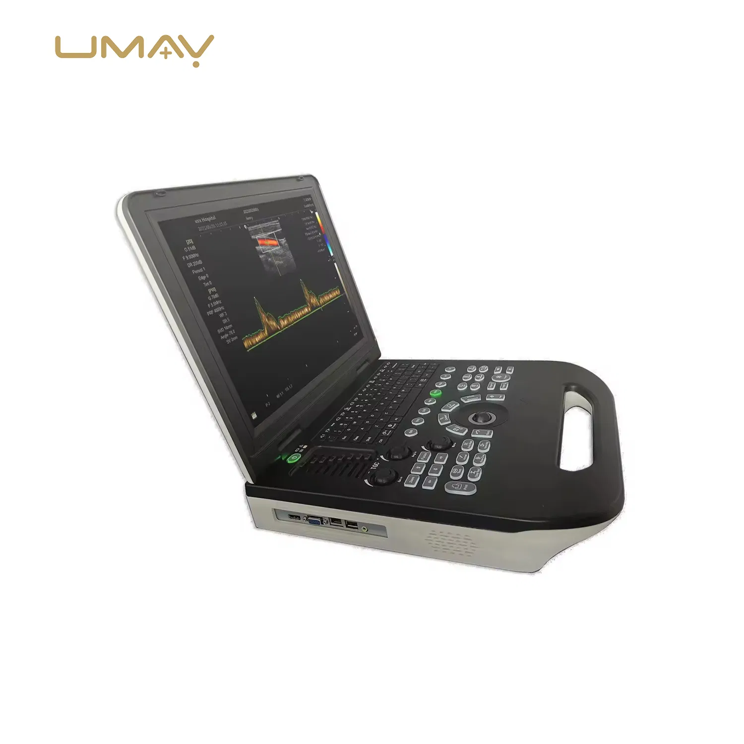 Máquina de Ultrasonido Doppler Color Digital Portátil 3D Completa para Humanos y Veterinaria