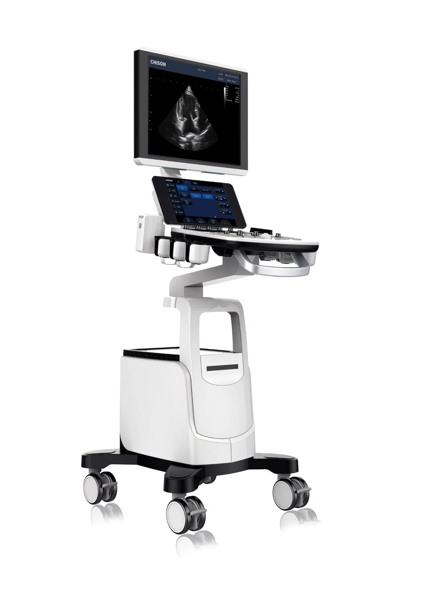 Chison Cbit6 Vet 4D 5D Máquina de Ultrasonido Médico Color Doppler Veterinario 19 Pulgadas Hospital de Mascotas