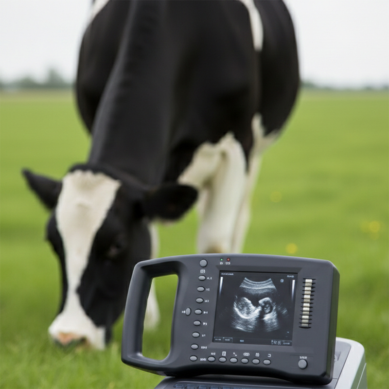 Tc-300d 6.5MHz Sonda Rectal de Frecuencia Diseñada Específicamente para el Diagnóstico de Embarazo en Animales Grandes, Máquina de Ultrasonido B Portátil para Ganado y Equinos