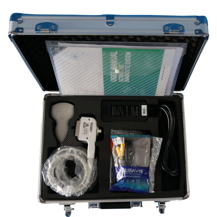 Ubw580 Escáner de diagnóstico digital de embarazo médico portátil de laptop, máquina de ultrasonido humana en blanco y negro