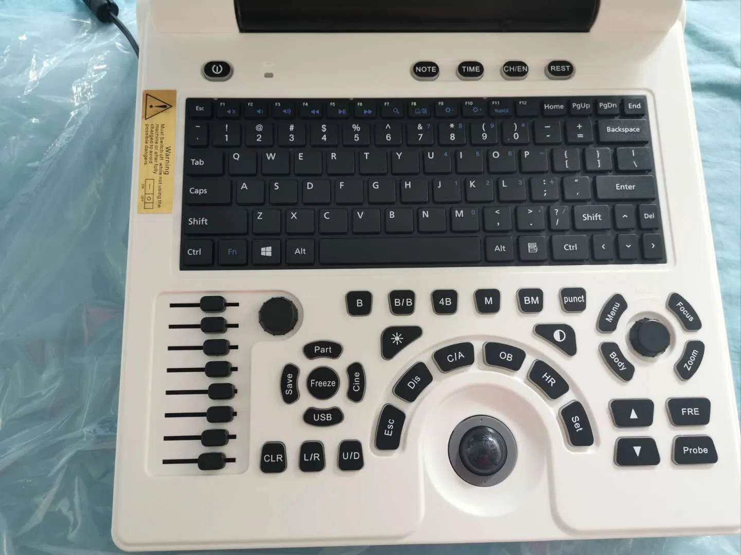 Máquina de escáner ultrasónico portátil Bw para hospital Xf30b con obstetricia y ginecología