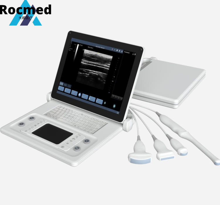 Máquina de ultrasonido portátil veterinaria inalámbrica 3D 4D de diagnóstico por ultrasonido a color para equinos, bovinos, porcinos, ovinos, caninos, felinos