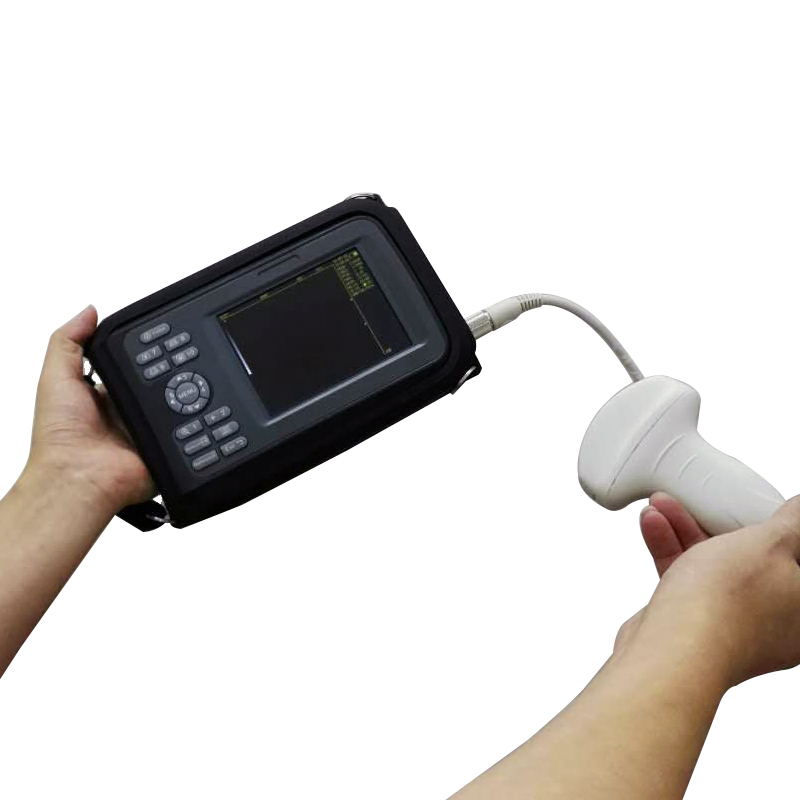 Escáner ultrasónico portátil para mascotas veterinarias, dispositivo de mano con sonda lineal digital para caballos y animales