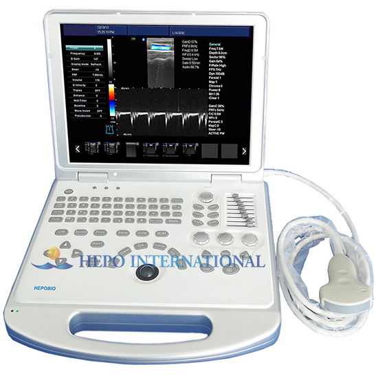 Sistema de escáner ultrasónico Doppler color portátil popular ruso 2D 3D