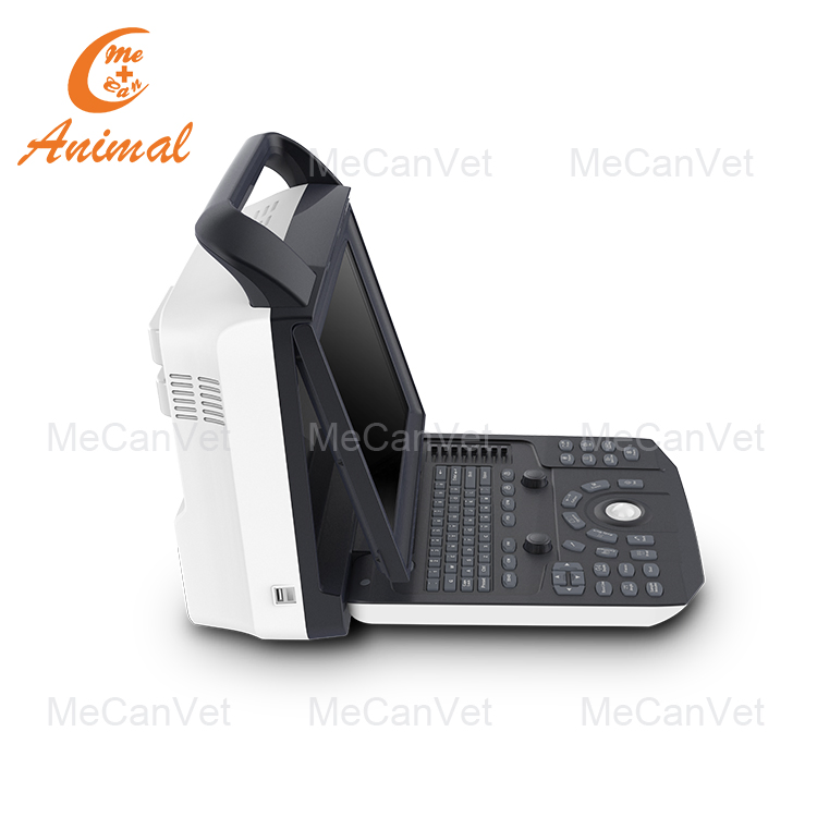 Máquina de ultrasonido Doppler color convexo para diagnóstico médico en hospital veterinario con sonda cardíaca