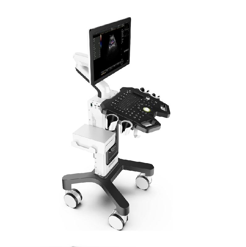 Carro Médico 3D 4D Máquina de Ultrasonido Portátil Doppler Color Escáner de Diagnóstico para Humanos y Veterinaria Tecnología