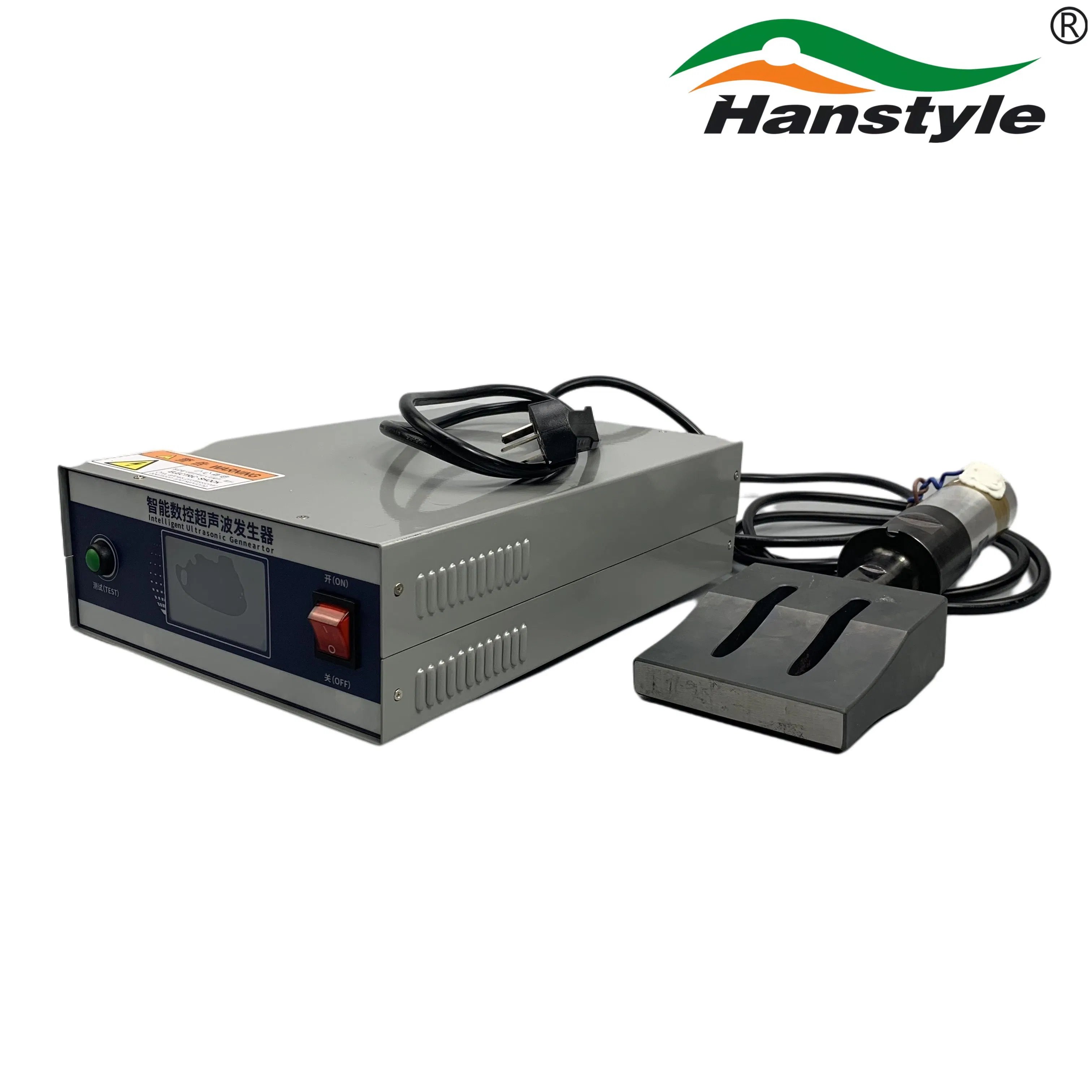 Sistema de soldadura ultrasónica de onda ultrasónica intermitente de alta estabilidad y alta velocidad para máquina de soldadura de plástico no tejido 20kHz