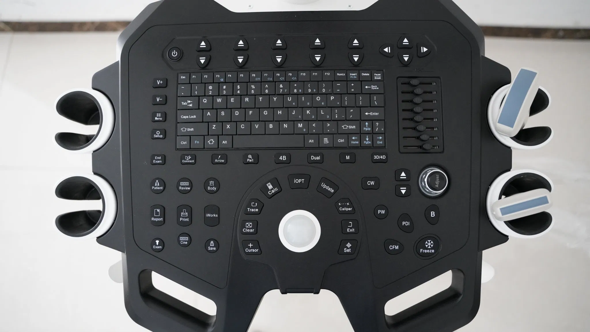 Carro médico de ultrasonido Doppler vascular