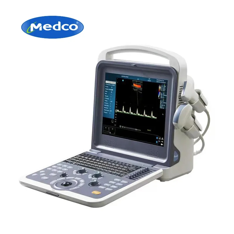 Escáner de ultrasonido B portátil digital completo a color Doppler médico 4D