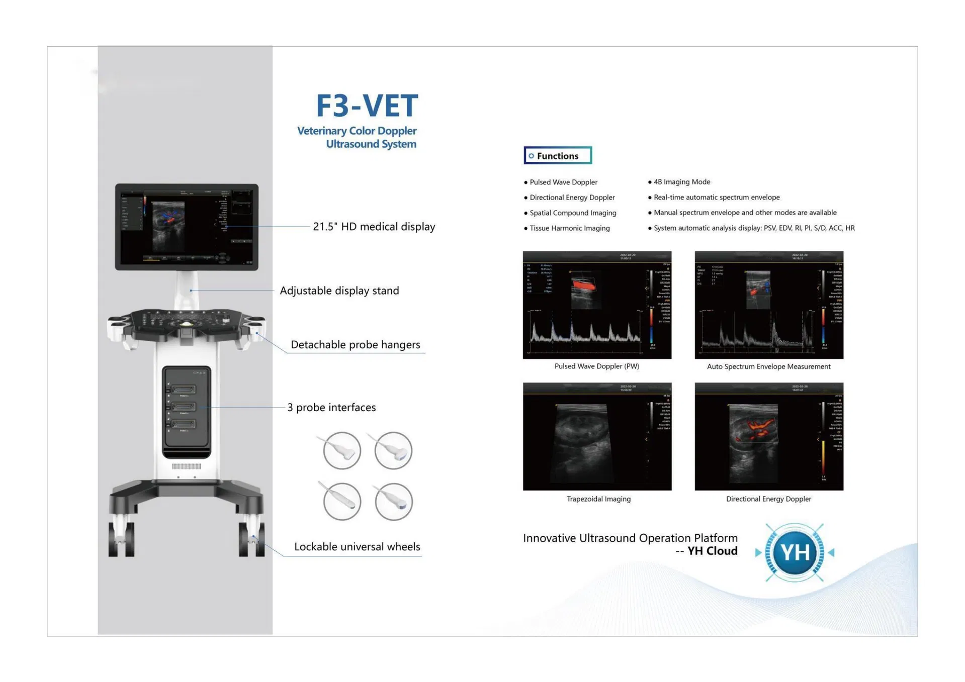Sistema de ultrasonido Doppler color