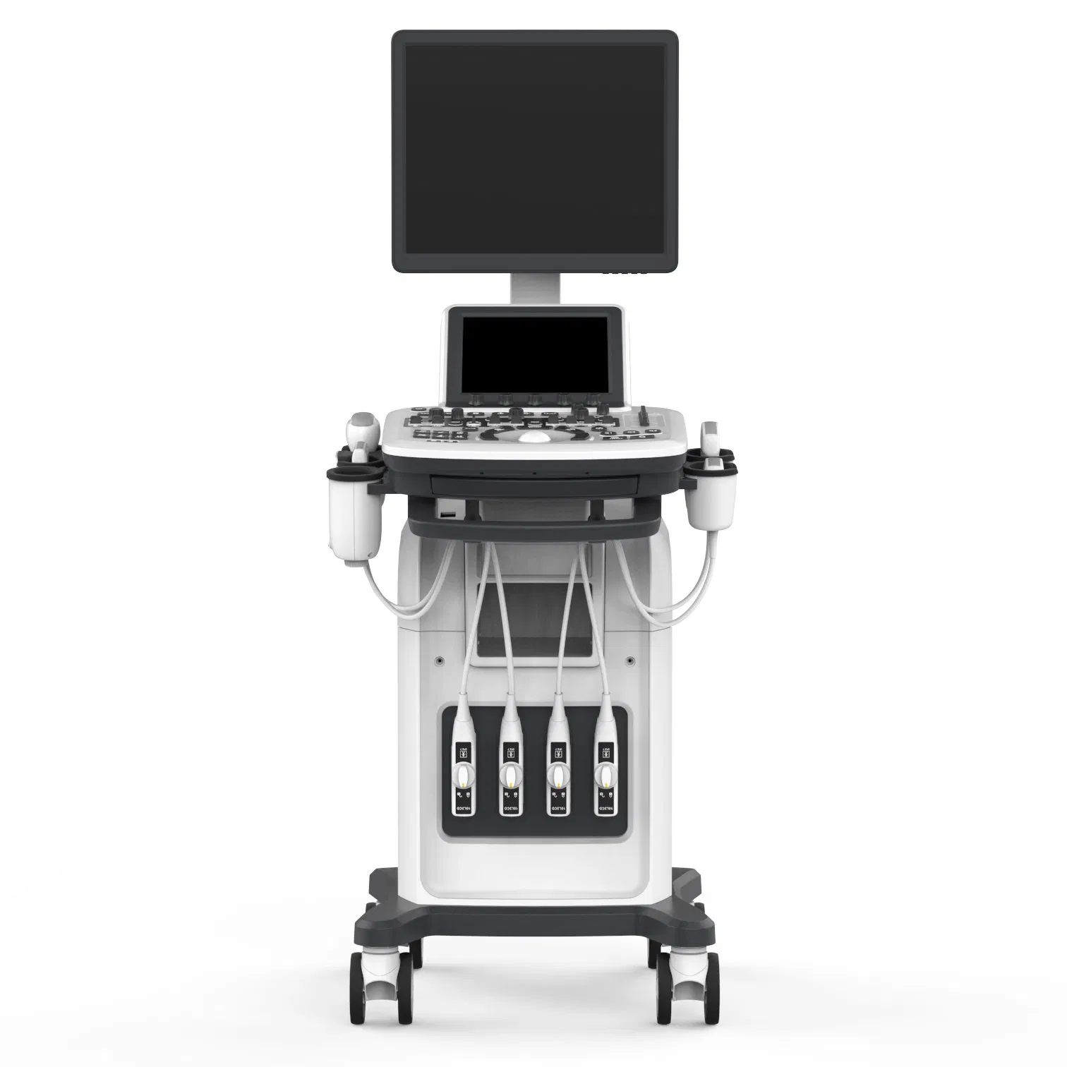 Carro Médico 3D 4D Máquina de Ultrasonido Portátil Doppler Color Escáner de Diagnóstico para Humanos y Veterinaria Tecnología