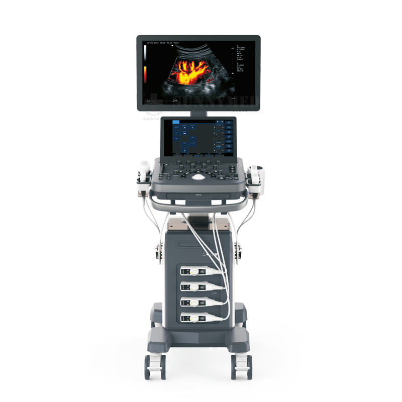 Sya-D40 Abdomen Cardíaco 4D Sistema de Ultrasonido Doppler Color Multifuncional con Pantalla Táctil para Pediatría
