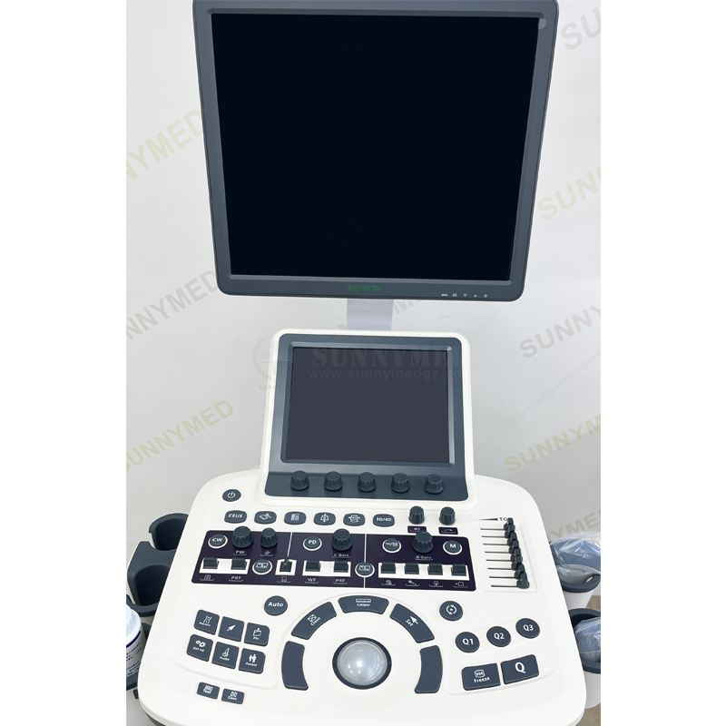 Sya-N7 Función de calentamiento de gel de equipo médico máquina de ultrasonido Doppler color
