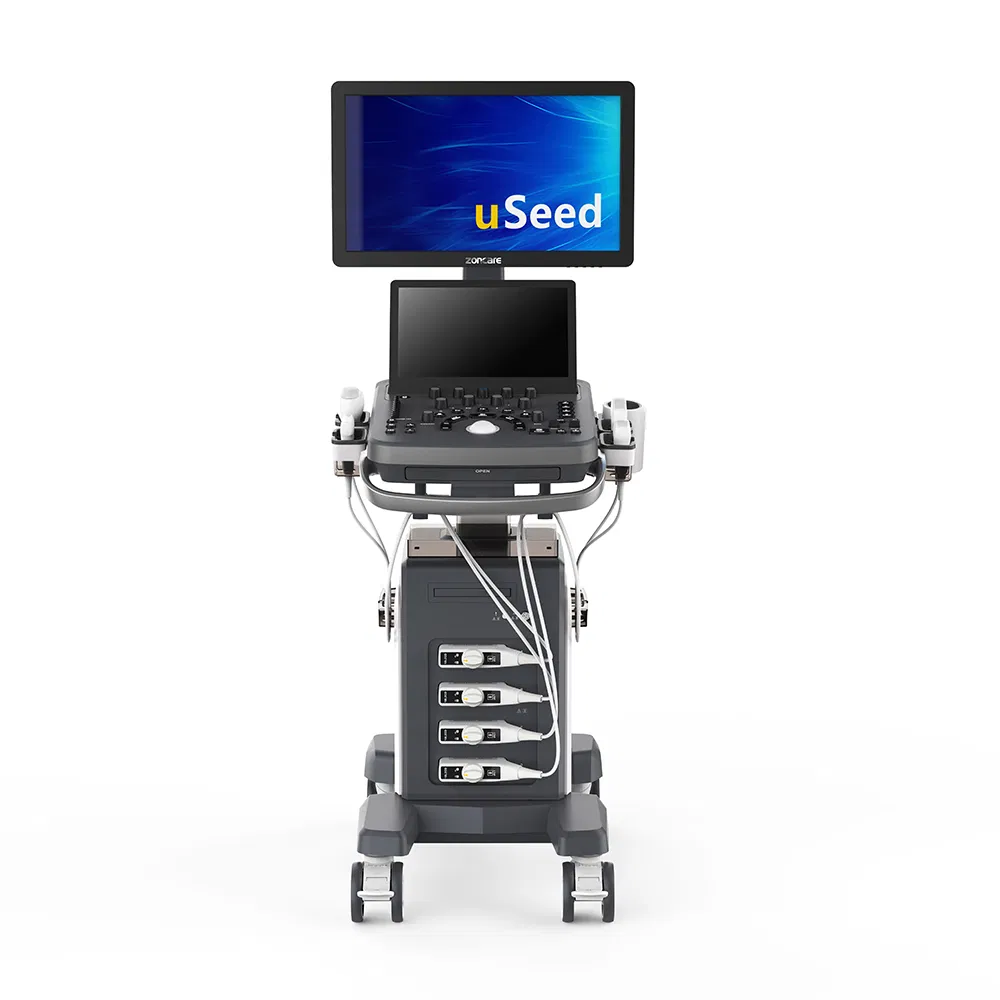Ltub72 Carro de Alta Definición de Ciencias Médicas 3D/4D Precio del Sistema de Ultrasonido Doppler Color