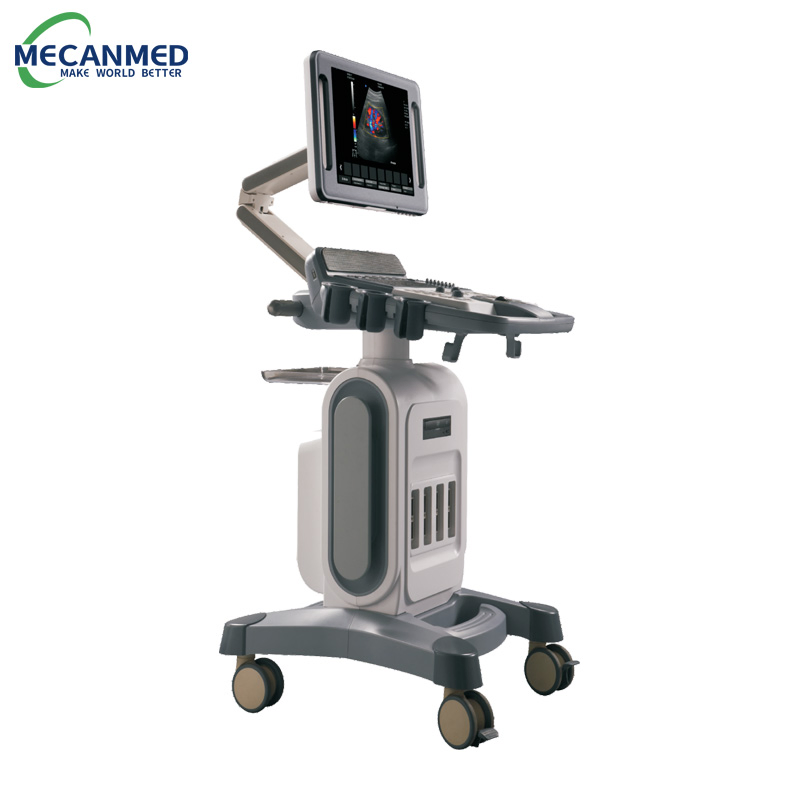 Instrumentos de Ultrasonido Mecanmed 4D Carro de Ultrasonido Sistema de Ultrasonido Doppler Color