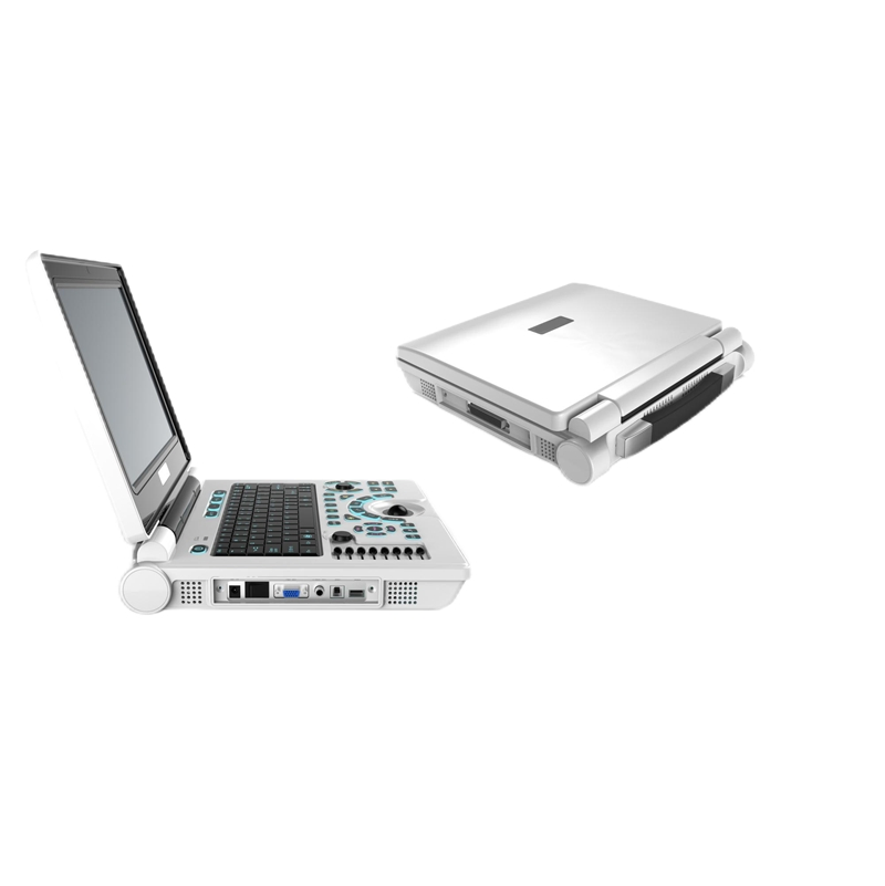 Sistema de ultrasonido portátil 15-Inch de estilo cuaderno LCD en blanco y negro con sondas de múltiples frecuencias