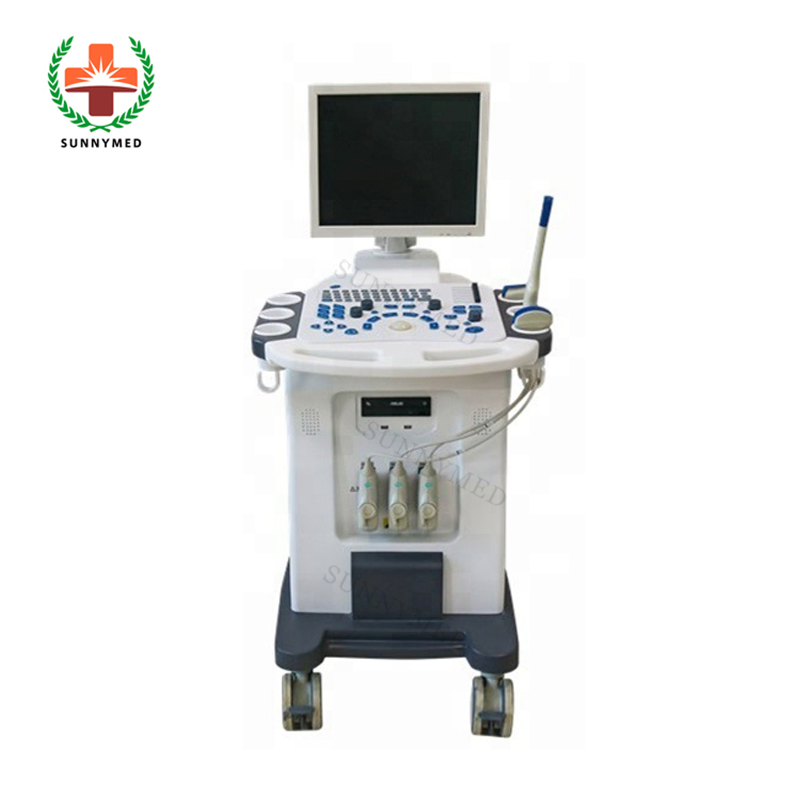 Sy-A028c Carro de Ginecología y Obstetricia 2D Máquina de Ultrasonido Doppler Color