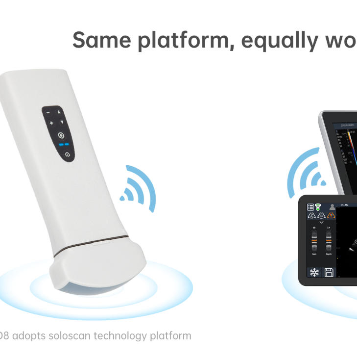Máquina de ultrasonido portátil veterinaria inalámbrica 3D 4D de diagnóstico por ultrasonido a color para equinos, bovinos, porcinos, ovinos, caninos, felinos