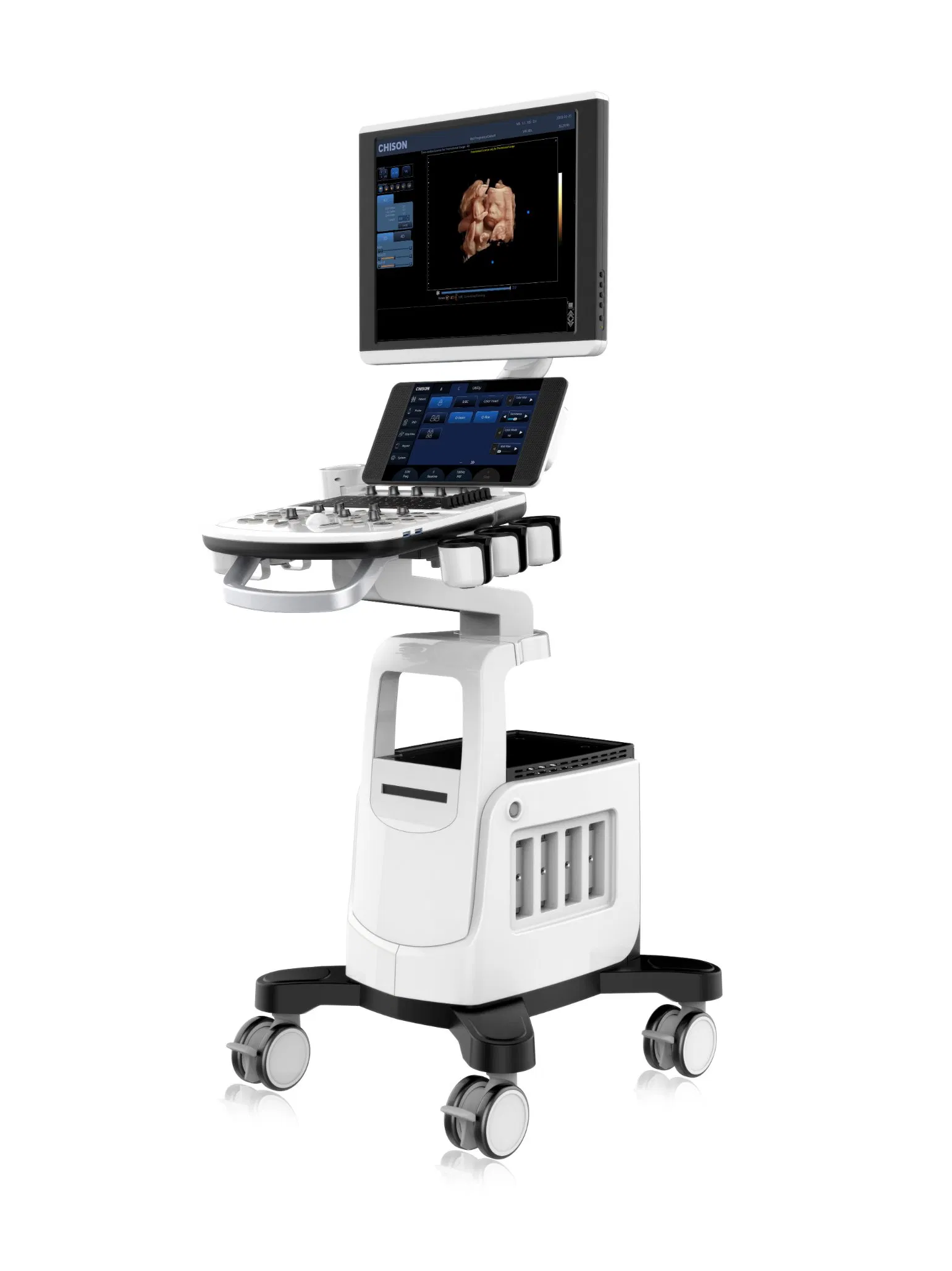 Chison Cbit6 Vet 4D 5D Máquina de Ultrasonido Médico Color Doppler Veterinario 19 Pulgadas Hospital de Mascotas