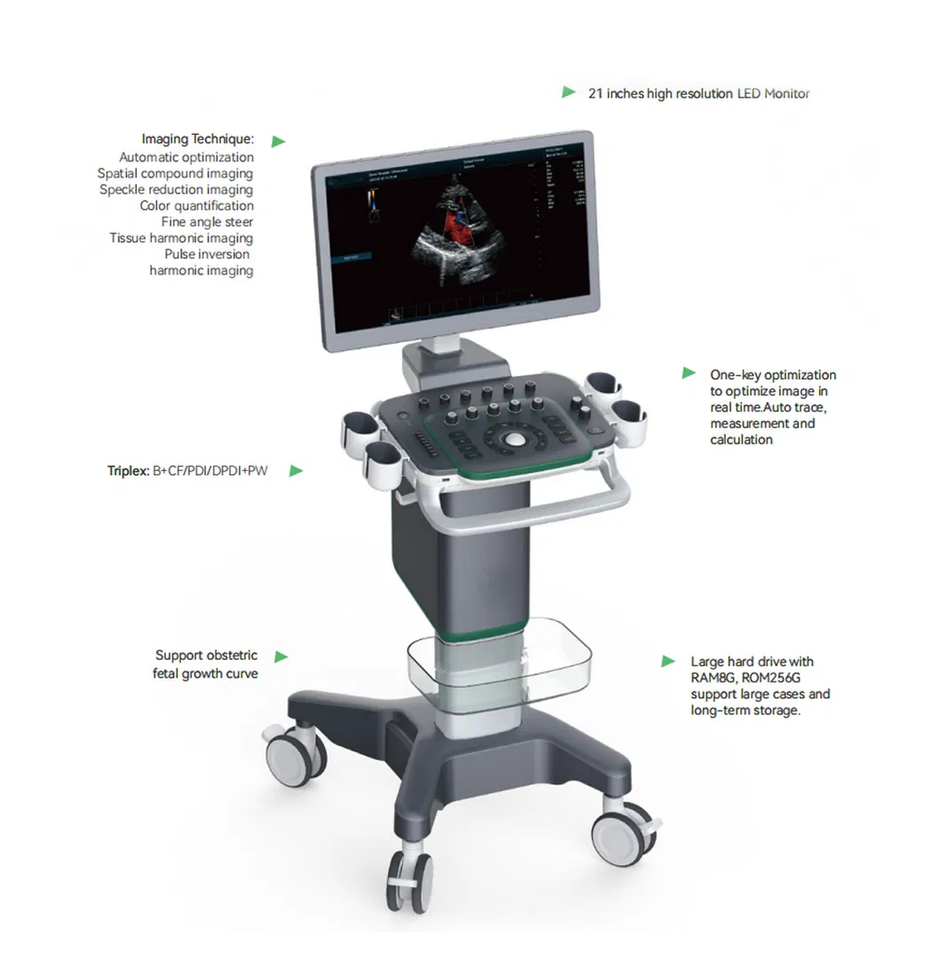 Detalles de Ultrasonido Médico Doppler Color
