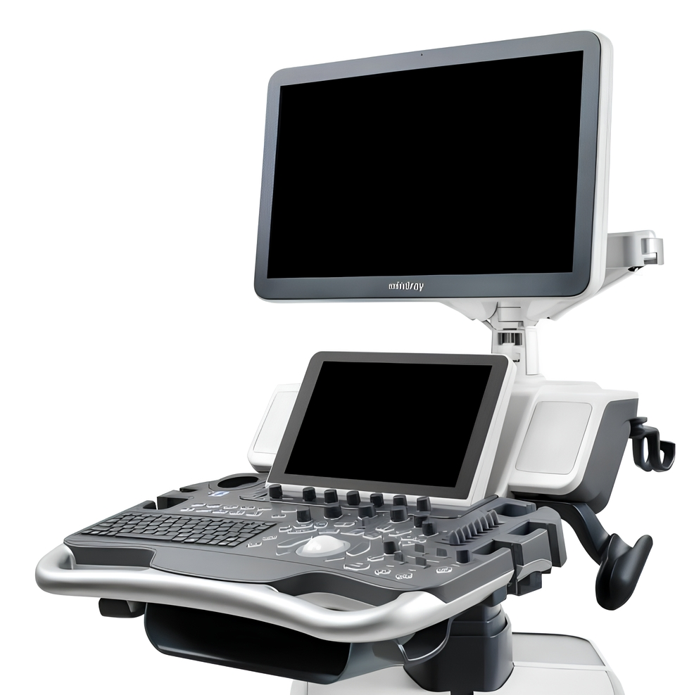 Mindray DC-80S Ecógrafo Doppler Color Digital 4D con Carro, Sistema de Diagnóstico Cardíaco Vascular/Obstétrico-Ginecológico