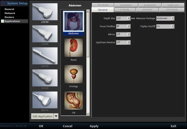 Sistema de Escaneo Ultrasónico Portátil con Doppler Color Digital Completo 3D/4D Máquina de Ecocardiografía