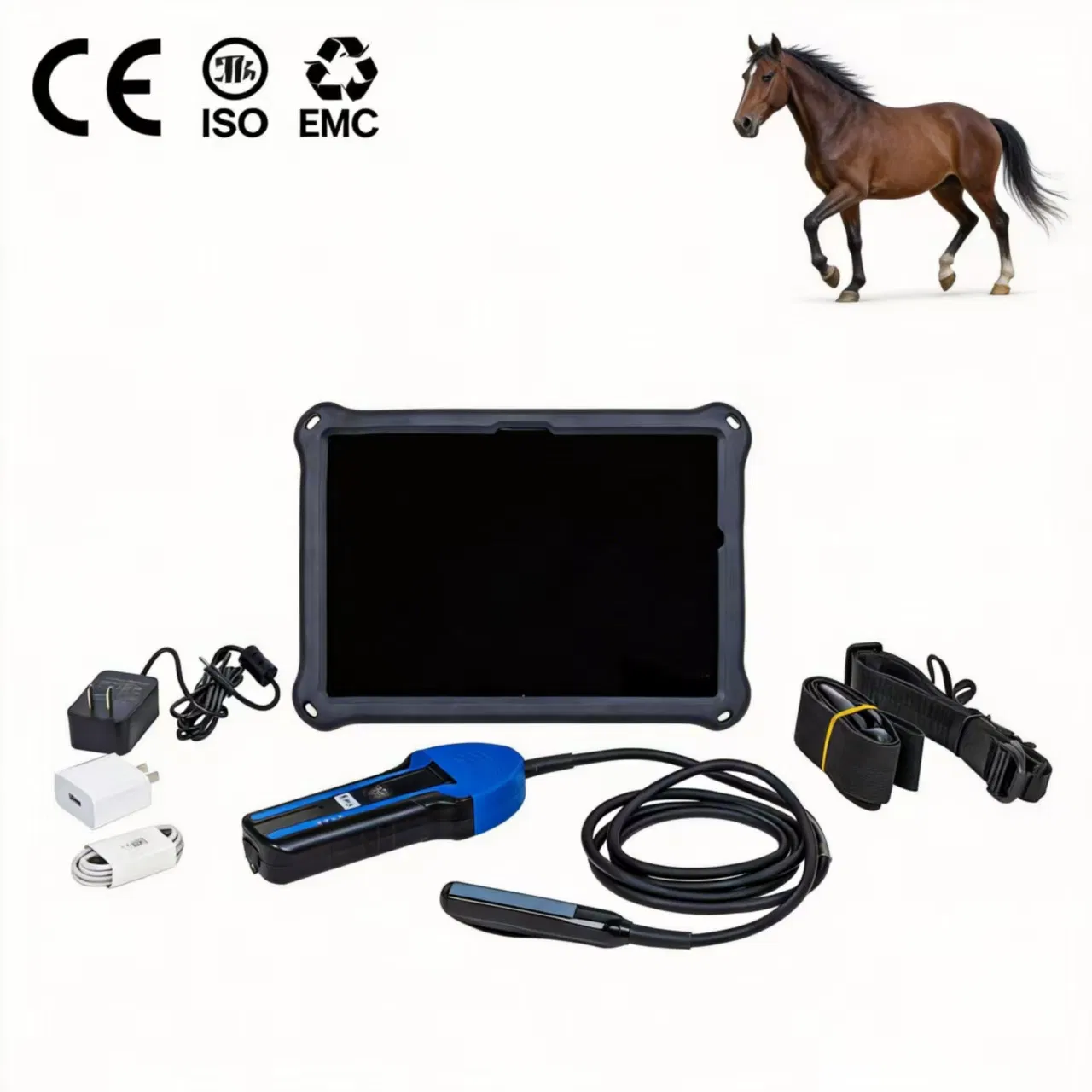 Bxl-S100 Escáner de Ultrasonido Ecuestre para Caballos - Máquina de Ultrasonido Inalámbrica Portátil para Diagnóstico de Embarazo en Yeguas