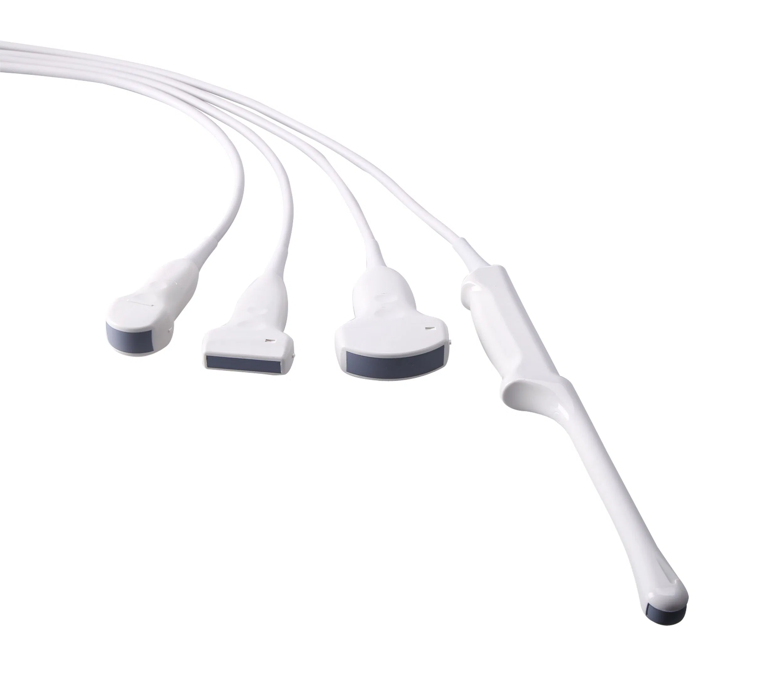 Máquina de ultrasonido portátil de pantalla grande para diagnóstico con control de sonda de equipo hospitalario