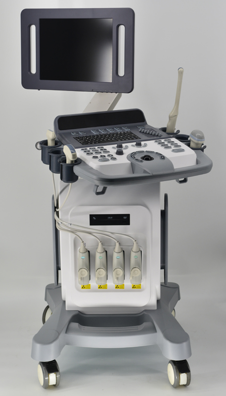 Instrumentos de Ultrasonido Mecanmed 4D Carro de Ultrasonido Sistema de Ultrasonido Doppler Color