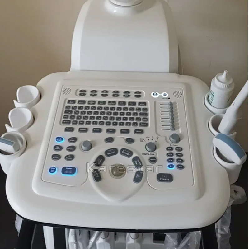 Sistema de ecografía Doppler color de carrito a precio económico para hospital