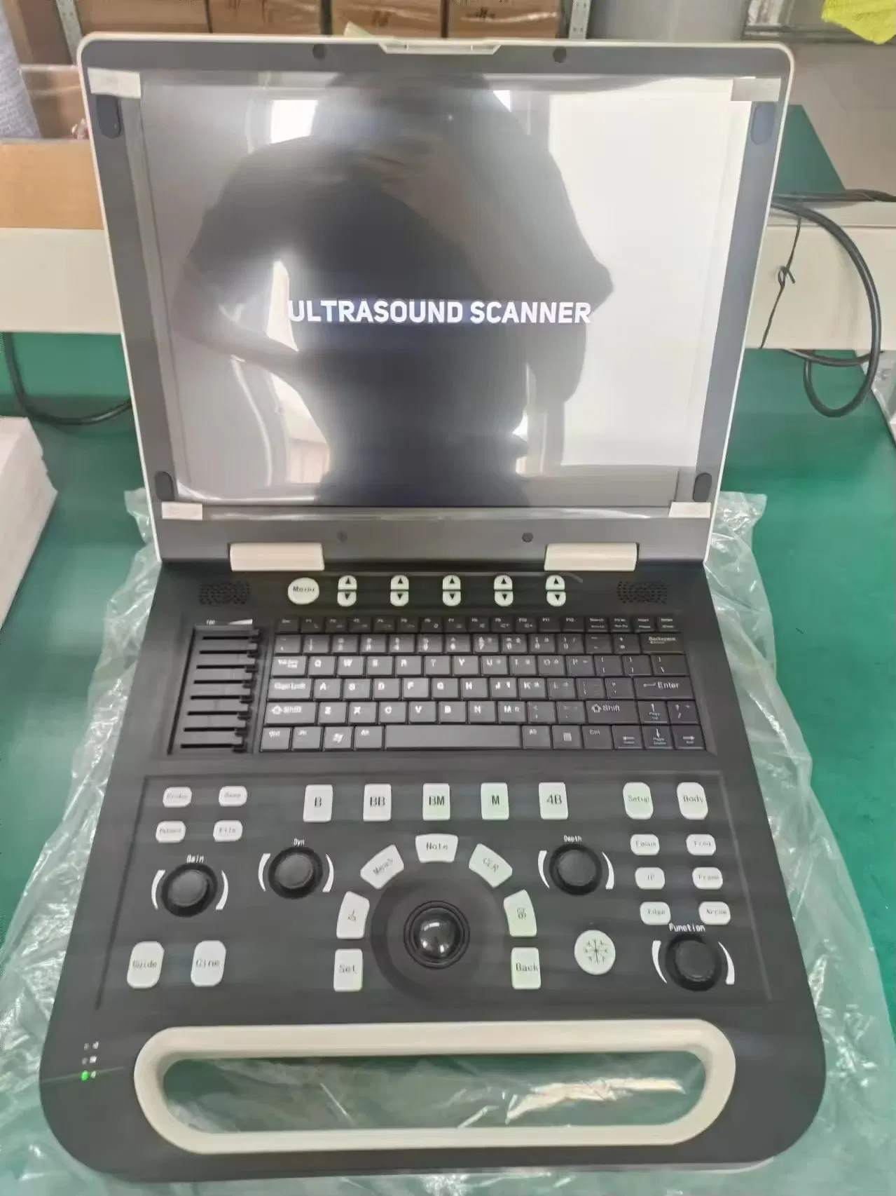 Escáner ultrasónico veterinario portátil, inalámbrico y resistente al agua con accesorio de diagnóstico de salud para ganado