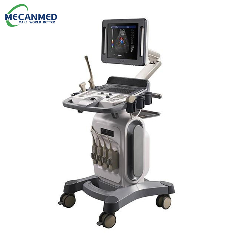 Instrumentos de Ultrasonido Mecanmed 4D Carro de Ultrasonido Sistema de Ultrasonido Doppler Color