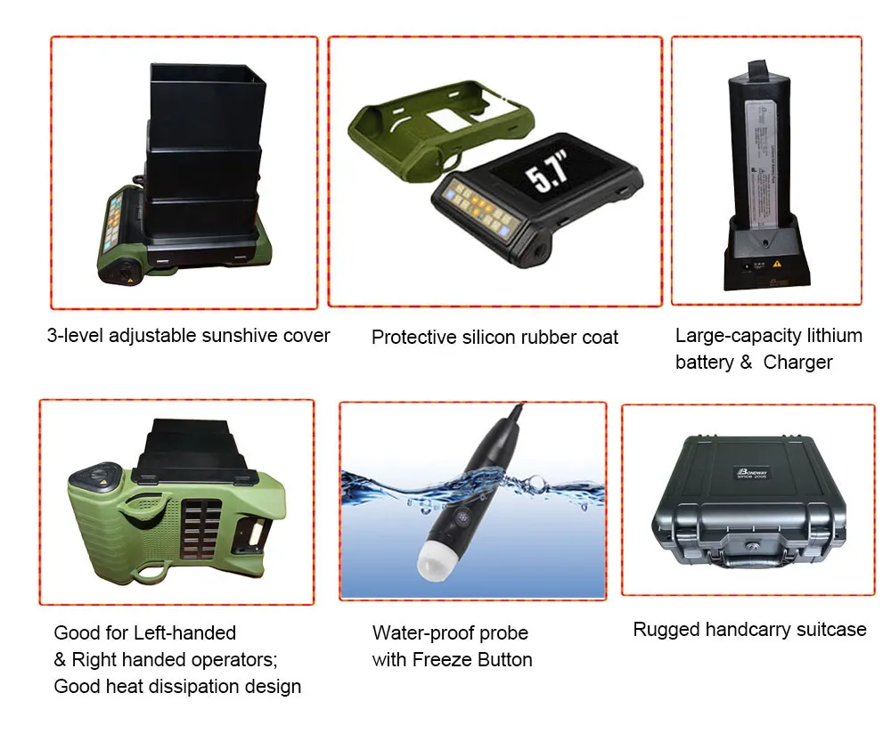 Escáner de reproducción, sistema de ultrasonido veterinario portátil, máquina ultrasonido veterinaria, con batería recargable, para uso al aire libre, fabricado en China, mejor precio