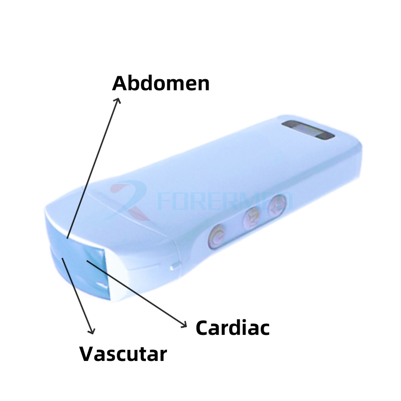 3 en 1 Escáner de ultrasonido tipo sonda cardíaca lineal covex inalámbrica