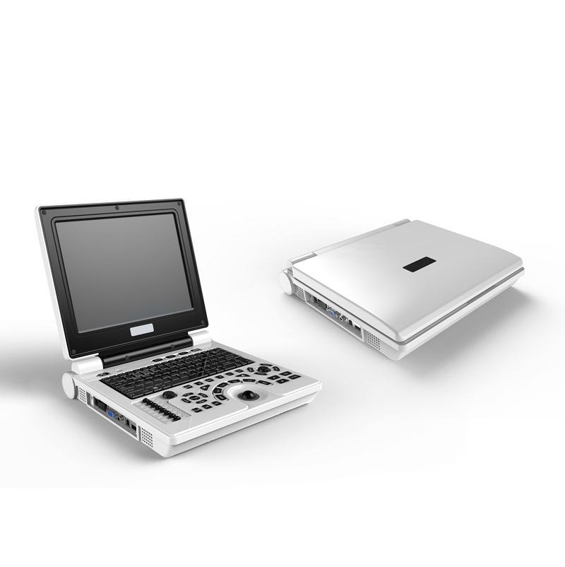 Sistema de ultrasonido portátil 15-Inch de estilo cuaderno LCD en blanco y negro con sondas de múltiples frecuencias